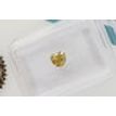 Heart Diamond Fancy Brown Color 0.52 Carat SI2 IGI Certificate