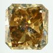 Radiant Cut Diamond Fancy Brown Color 3.11 Carat VS2