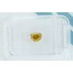 Heart Diamond Fancy Yellow Brown 0.56 Carat VS2 IGI Certificate