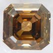 Brown Asscher Diamond 2.03 Carat SI2 IGI Certified