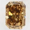 Radiant Diamond Brown Color 1.32 Carat VS1 IGI Certificate