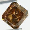 Fancy Brown Radiant Cut Diamond 2.13 Carat SI1