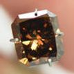 Radiant Cut Diamond Fancy Brown Color 3.19 Carat VS2