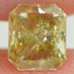 Radiant Cut Shape Diamond Fancy Brownish Yellow Loose 0.48 Carat GIA Certificate