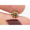 Loose Brown Diamond Round Shaped Fancy Color 1.01 Carat SI2 Certified Natural