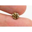 Loose Brown Diamond Round Shaped Fancy Color 1.01 Carat SI2 Certified Natural
