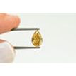 Pear Shape Diamond Fancy Orangy Brown Color 1.00 Carat GIA Certificate