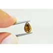 Pear Shape Diamond Fancy Brown Color VS2 1.08 Carat