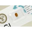 Loose Oval Diamond Fancy Orange Brown 0.99 Carat SI2 IGI Certified