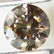 Natural Fancy Brown Round Diamond 1.22 Carat VS2