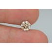 Round Cut Diamond Natural Champagne Color 1.20 Carat VS2