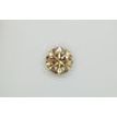 Round Cut Diamond Natural Champagne Color 1.20 Carat VS2