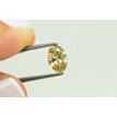 Oval Cut Diamond Fancy Yellow Brown 1.00 Carat SI1 GIA Certificate