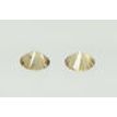 Round Diamond Pair Fancy Champagne Color 0.93 TCW VS1
