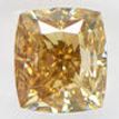 Cushion Cut Diamond Fancy Brown Color IGI Certified 1.00 Carat SI1