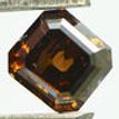 Loose Asscher Diamond Fancy Brown 1.10 Carat SI1