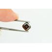 Loose Asscher Diamond Fancy Brown 1.10 Carat SI1