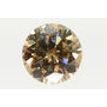 Loose Round Diamond Fancy Champagne 0.90 Carat VS2