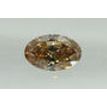Oval Cut Diamond Fancy Brown Color 1.30 Carat VVS2