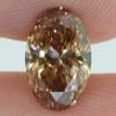Oval Cut Diamond Fancy Brown Color 1.30 Carat VVS2