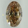 Oval Cut Diamond Fancy Brown Color 1.30 Carat VVS2