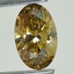 Oval Cut Diamond Fancy Brown Color 1.09 Carat VVS2 GIA Certificate