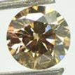 Round Diamond Loose Fancy Champagne 1.54 Carat SI1