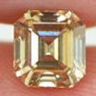 Emerald Cut Diamond Fancy Brown Color 1.08 Carat SI1 GIA Certificate