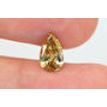 Pear Shape Diamond Natural Dark Yellowish Brown 1.01 Carat GIA Certified