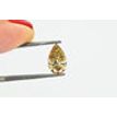 Pear Shape Diamond Natural Dark Yellowish Brown 1.01 Carat GIA Certified
