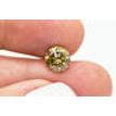 Round Cut Diamond Fancy Champagne Color 1.87 Carat 