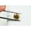 Round Cut Diamond Fancy Champagne Color 1.87 Carat 