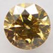 Round Cut Diamond Fancy Greyish Brown 1.01 Carat I1 IGI Certificate