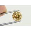 Fancy Brownish Orange Diamond Round 0.98 Carat VS1