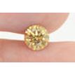 Fancy Brownish Orange Diamond Round 0.98 Carat VS1