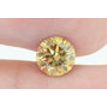 Fancy Brownish Orange Diamond Round 0.98 Carat VS1