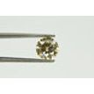 Round Cut Diamond Fancy Champagne 1.30 Carat VS2 Certified