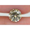 Round Cut Diamond Fancy Champagne 1.30 Carat VS2 Certified