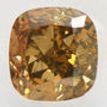 Cushion Cut Diamond Fancy Brown Color IGI Certificate 1.52 Carat SI1