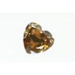 Heart Diamond Natural Fancy Brown 0.97 Carat SI1