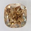 Cushion Cut Diamond Fancy Brown Color 1.06 Carat SI2 IGI Certificate