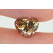 Heart Diamond Fancy Orangy Brown 0.94 Carat VS2 GIA Certificate