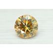 Round Cut Diamond Fancy Brownish Orange 1.63 Carat SI1