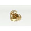 Heart Diamond Fancy Brown Color 0.97 Carat VS2