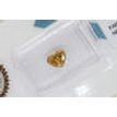Heart Diamond Natural Fancy Yellowish Brown 1.01 Carat SI2 IGI Certificate