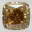 Cushion Diamond Fancy Orangy Brown 1.05 Carat SI2 IGI Certificate