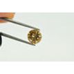 Round Cut Diamond Fancy Orangy Brown 1.58 Carat VVS2