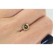Round Cut Diamond Fancy Orangy Brown 1.58 Carat VVS2