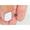 Princess Shape Diamond Brown Color 0.90 Carat SI2