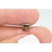 Princess Shape Diamond Brown Color 0.90 Carat SI2